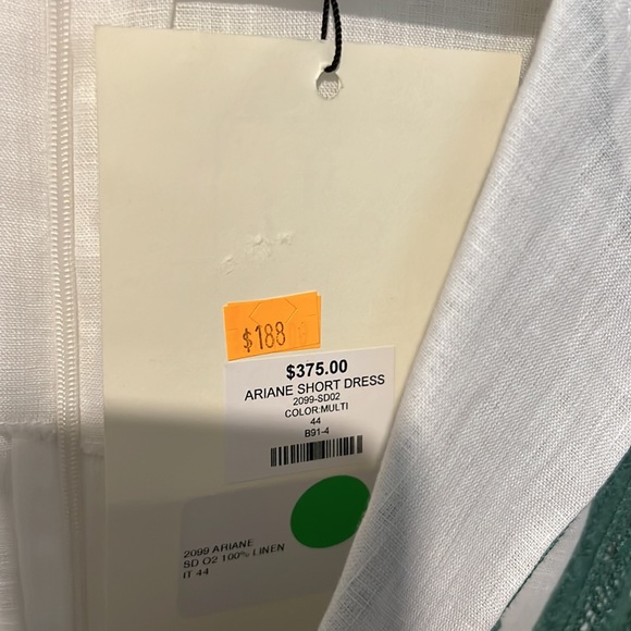 Sheer white linen dress never worn - Picture 2 of 7